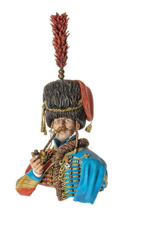 Andrea Miniatures French Hussar Officer 1800-12 Bust S9B18